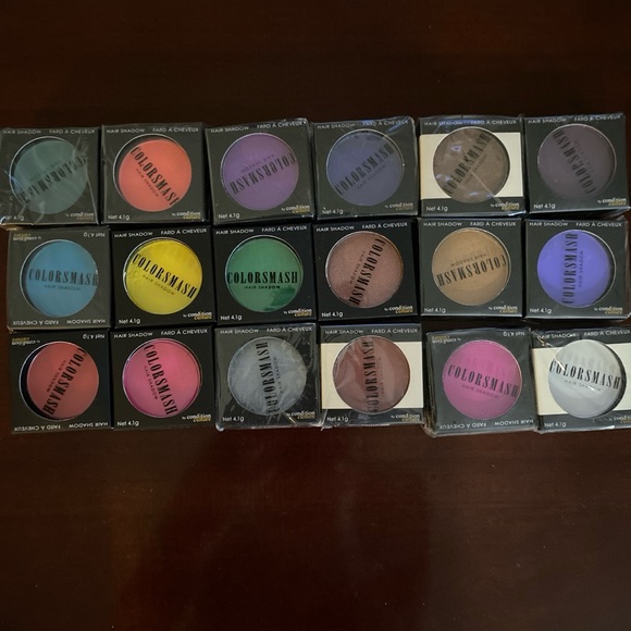 HUGE lot of Colorsmash hair shadow, all different colors. 18 total - Picture 1 of 3